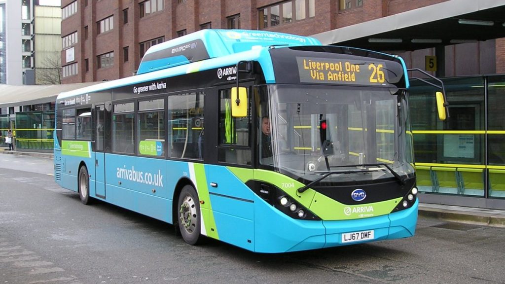 An Arriva bus in the North West.