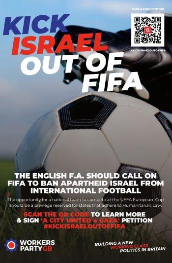 Leaflets: Kick Israel out of FIFA